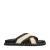 Sacha slippers ecru/zwart