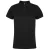 Asquith & Fox Dames/dames Poloshirt met korte mouwen en effen mouwen (Zwart)