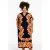 YOEK gebloemde jurk Plus Size – blauw