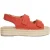 White Stuff Velcro Espadrille Sandal Mid Coral