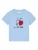 Watapparel Shirt ‘Self Love’  lichtblauw / rood / zwart