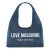 Love Moschino Schoudertas ‘Denim Signature’  blauw