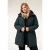 Miss Etam Plus shoftshell jas Wanda pine green