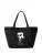 Karl Lagerfeld Shopper ‘IKON’  crème / grijs / zwart / wit