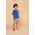 Stains&Stories zwemshort met strepenprint blauw/groen/wit