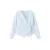 MANGO TEEN gestreepte blousetop – lichtblauw