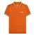 Lambretta Herenpoloshirt met drie punten (Woestijnzon/Zilver/Cashew/Zwart)