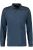 RAGMAN Softknit Poloshirt lange mouw marine, Motief