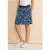 Street One Dames Chiffon rok met print in Turquoise