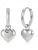 GOOD.designs Oorbellen ‘Herz’  zilver
