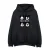 Disney Dames/Dames Mickey Mouse Vier Hoofden Hoodie (Zwart)