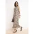 Mouwloze maxi-jurk met dierenprint voor dames, casual/dagelijks, A-lijn