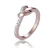 Orphelia Dames 925 Sterling Zilveren Ring – Roze ZR-7463