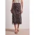 Midirok van mesh met print