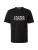 JACK & JONES Shirt ‘JCOFUSION’  zwart / wit