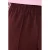 Shoeby wide leg high waist gestreepte casual broek donkerrood