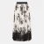 Women’s Ted Baker Pleated Midi Floral Patterned Accordian Skirt in Ivory