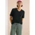 Cecil Dames Basic Shirt met V-hals in Groen