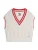 Tommy Jeans Trui  rood / wit