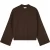 Malelions Women Oversized Knitted Sweater | Dark Brown