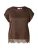 VILA Blouse ‘VIELLETTE’  donkerbruin