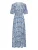 b.young Jurk ‘Ilhanna’  blauw / bruin / wit