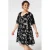 MS Mode korte jurk Plus Size – zwart