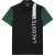 Lacoste Heren Logo Geprinte Ultra Dry Tennis Polo Shirt (Zwart)