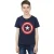 Marvel Jongens Avengers Captain America Gekrast Schild T-Shirt (Marineblauw)