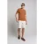 No Excess T-shirt Crewneck Solid Basic Caramel