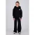 Vingino wide leg sweatpants met logo – zwart