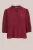 WE Fashion – Dames blouse met structuur – Regular fit – Bordeauxrood – Viscose –