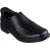 Skechers Caswell Frantone Leren Mannen Zwarte Instappers
