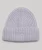 Ribgebreide Beanie Paars