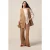 Oltre Fluid Viscose Blend Vest Beige