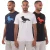 Modern Amusement Heren Cali Crown Katoenen T-Shirt (Verpakking van 3) (Zwart/Wit)