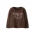 NAME IT MINI longsleeve met print – donkerbruin