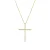 Luxeketting met glanzende 18K goudkleurige zirkonia – Saisa