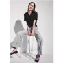 Street One Dames Blouse in effen kleur in Zwart