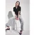 Street One Dames Blouse in effen kleur in Zwart