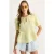 Crew Neck Blouse met Strikdetails