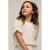 Le Chic blousetop met textuur offwhite