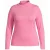 Trendyol Curve Dames Roze Effen Lang, Getailleerd Grote maten Blouses