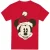 Disney Heren mickey mouse kerstman gezicht t-shirt