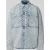 Armani Exchange oversized jeansblouse met alpaca-aandeel