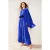 Trendyol Modest Dames Blauw Effen Maxi Mouwloos Stijlvol/Avond Skater Modest Avond Jurken