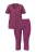 Ulla Popken Pyjama  bruin / cyclaam