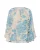 SAINT TROPEZ Blouse ‘PollyanaSZ’  lichtbeige / lichtblauw