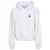 Off-White Caravaggio Lute Design Schwarzer ubergrosser Kapuzenpullover