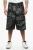 Hoge taille jacquard XRAY denim shorts in grijs